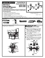 Предварительный просмотр 1 страницы American Standard Enfield 2373.401 Installation Instructions