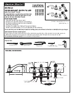 American Standard Enfield 2373.900 Installation Instructions предпросмотр