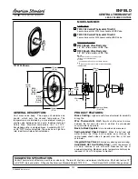 Preview for 1 page of American Standard Enfield T373.730 Features & Dimensions