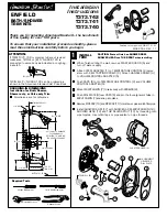 Предварительный просмотр 1 страницы American Standard Enfield T373.740 Installation Instructions Manual