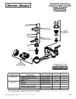 American Standard Exposed Yoke Wall-Mount Utility Faucet 8341.076 Repair Parts предпросмотр