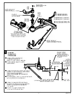 Предварительный просмотр 2 страницы American Standard Exposed Yoke Wall-Mount Utility Faucet 8345.101 Installation Instructions