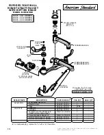 American Standard Exposed Yoke Wall-Mount Utility Faucet 8345.110 Repair Parts preview