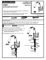 American Standard FERN 2003.101 Installation Instructions предпросмотр