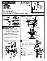 Preview for 5 page of American Standard Fixture-Mounted Bidet Fitting 2580 Installation Instructions Manual