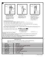 Предварительный просмотр 4 страницы American Standard FLOWISE 2073 Installation And Use Instructions