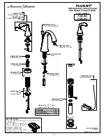 Предварительный просмотр 7 страницы American Standard FLUENT 7186.801 Installation Instructions Manual