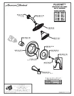 Preview for 4 page of American Standard FLUENT T186.501 Installation Instructions