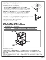 Предварительный просмотр 3 страницы American Standard Generations 24" Washstand 9210.224.329 Assembly And Installation Instructions