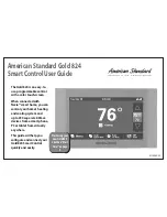 Preview for 1 page of American Standard Gold 824 User Manual