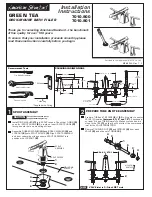 Предварительный просмотр 1 страницы American Standard Green Tea Deck-Mount Bath Filler 7010.900 Installation Instructions