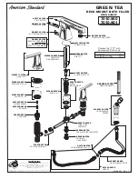 Предварительный просмотр 4 страницы American Standard Green Tea Deck-Mount Bath Filler 7010.900 Installation Instructions