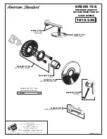 Preview for 4 page of American Standard Green Tea T010.5XX Installation Instructions