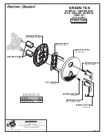 Preview for 4 page of American Standard GREEN TEA T010.740 Installation Instructions Manual