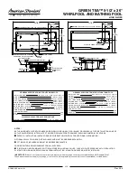 Preview for 2 page of American Standard Green Tea Whirlpool and Bathing Pool 3572.018WC.K2 Specifications