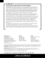 Preview for 10 page of American Standard GZ16B Owner'S Manual