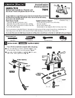 Предварительный просмотр 1 страницы American Standard Hamilton 7024 Installation Instructions Manual