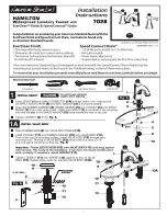 Предварительный просмотр 1 страницы American Standard Hamilton 7028 Installation Instructions Manual