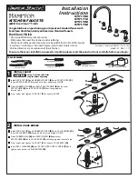 American Standard Hampton 4751.702 Installation Instructions предпросмотр