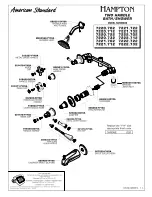 Preview for 3 page of American Standard Hampton 7220.702 Installation Instructions