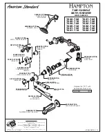 Предварительный просмотр 3 страницы American Standard HAMPTON 7222.712 Installation Instructions