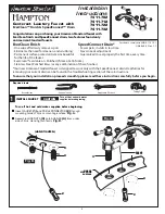 Предварительный просмотр 1 страницы American Standard Hampton 7411.702 Installation Instructions Manual