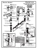 American Standard Hampton 7871 SERIES Parts List предпросмотр