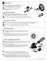 Предварительный просмотр 2 страницы American Standard Hampton T211.7XX Series Installation Instructions