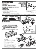 American Standard Hampton T970.702 Installation Instructions предпросмотр