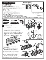 American Standard Hampton T980.702 Installation Instructions preview