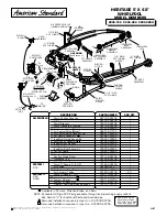 American Standard Heritage 5'x42 Whirlpool 2805.018 Parts List preview