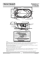 Предварительный просмотр 2 страницы American Standard Heritage 6' Whirlpool 2806.018WC Specifications