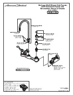 Предварительный просмотр 3 страницы American Standard Heritage 7293.172 Installation Instructions