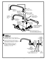 Preview for 2 page of American Standard Heritage Wall Mount Kitchen Faucet 7292 Series Installation Instructions