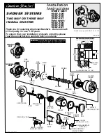 Предварительный просмотр 1 страницы American Standard In-Wall Diverter 1660.430 Installation Instructions