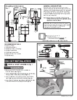 Preview for 3 page of American Standard Innsbrook SELECTRONIC 605 202 Series Installation Instructions Manual