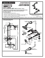 Предварительный просмотр 1 страницы American Standard Jasmine Amarilis 3630 SERIES Installation Instructions