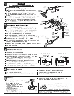 Предварительный просмотр 2 страницы American Standard Jasmine Amarilis 3630 SERIES Installation Instructions