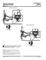 Предварительный просмотр 2 страницы American Standard Jetbrook 1.0 GPF Blowout Urinal 6571.014 Specification Sheet