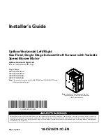 American Standard L8V1A040U3VSAA Installer'S Manual предпросмотр