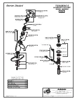 American Standard Laundry Faucet 2086 Parts List предпросмотр