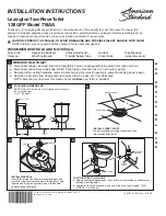 American Standard Lexington 718AA Installation Instructions preview