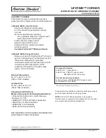 Preview for 1 page of American Standard Lifetime 6060L Specifications