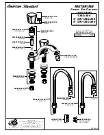 Предварительный просмотр 1 страницы American Standard Metering 024220-0070A Parts List