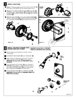 Предварительный просмотр 2 страницы American Standard Moments Bath / Shower Trim Kits T50.50X Installation Instructions