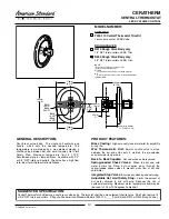 Preview for 1 page of American Standard Moments R510 Features & Dimensions