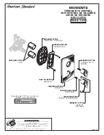 Preview for 12 page of American Standard Moments T506.740 Installation Instructions Manual