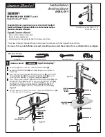 American Standard MONOBLOCK BIDET 2064.011 Installation Instructions Manual предпросмотр