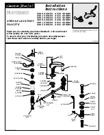 American Standard Monterrey 6500 Series Installation Instructions предпросмотр