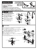 Предварительный просмотр 1 страницы American Standard Monterrey 6500 Installation Instructions